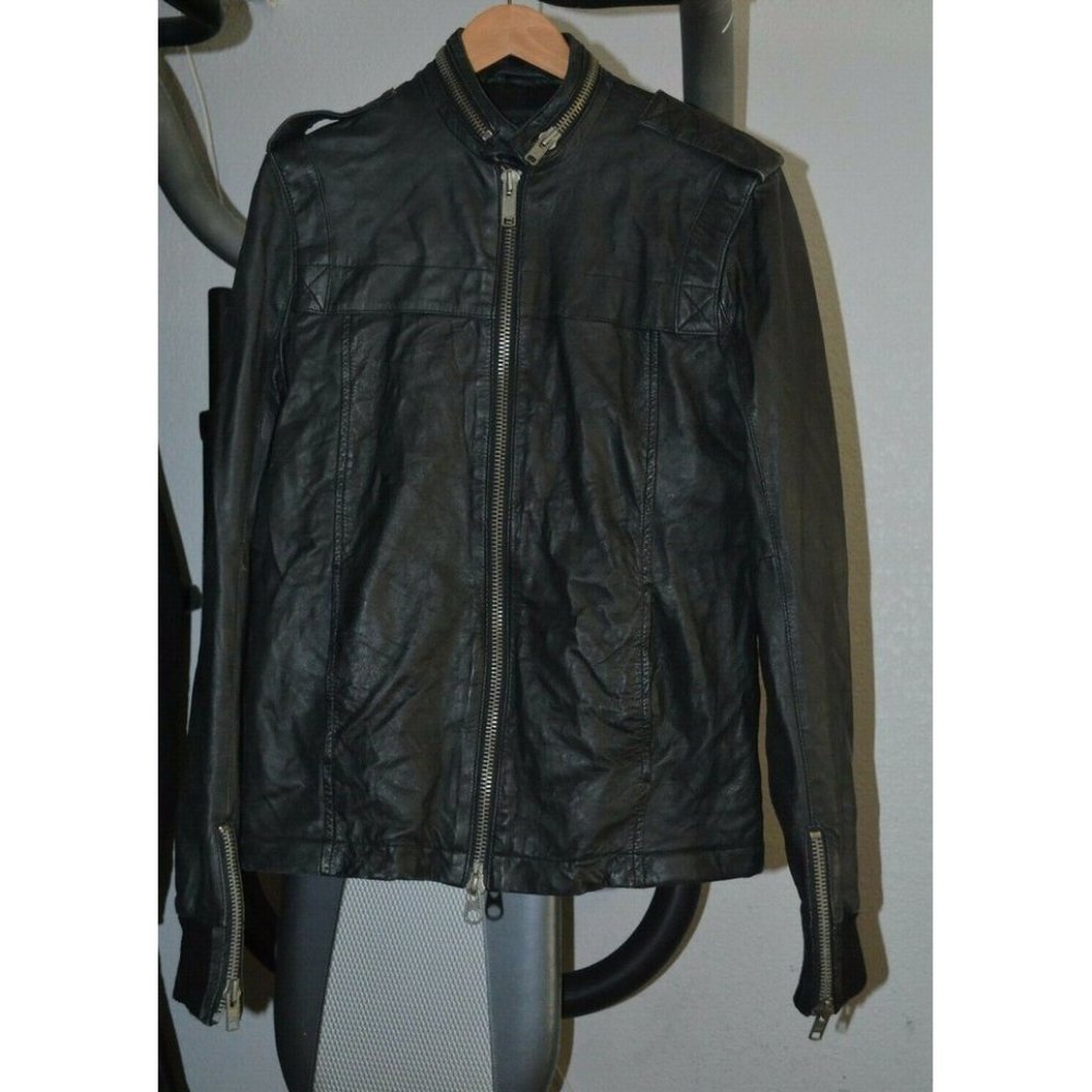 All Saints Leather jacket "members only